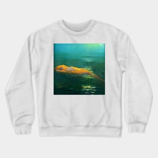 Queen of the Waves painting Crewneck Sweatshirt